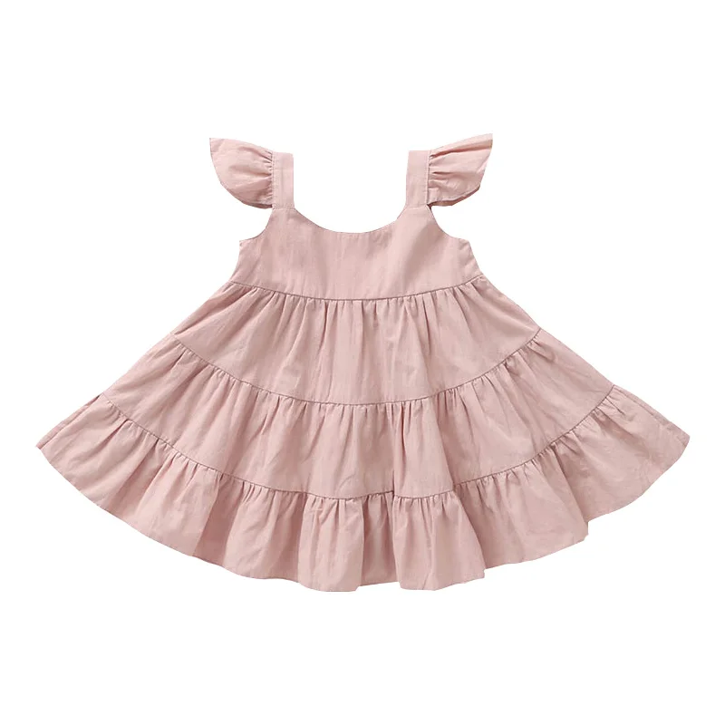 Summer Casual Baby Girls Flare Sleeve Solid Print Strap Tutu Big Swing Dress Kids Pageant Sundress 1-6Y Toddler Girl Clothes
Summer Casual Baby Girls Flare Sleeve Solid Print Strap Tutu Big Swing Dress Kids Pageant Sundress 1-6Y Toddler Girl Clothes