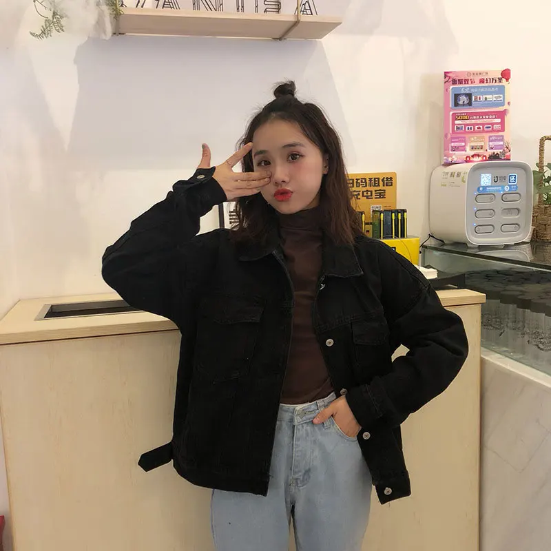 Women Basic Coats Spring Denim Jacket Vintage Long Sleeve Jeans Jackets Slim Female Coat Casual Girls Outwear Tops Windbreaker
Women Basic Coats Spring Denim Jacket Vintage Long Sleeve Jeans Jackets Slim Female Coat Casual Girls Outwear Tops Windbreaker