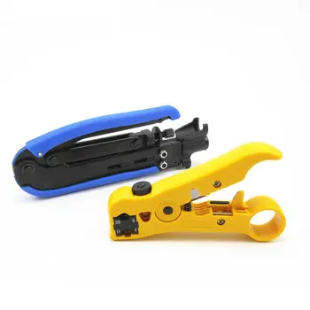 2pcs Stripping Pliers Sleeve Coaxial Cable F-head Press Pliers Stripping Pliers Combination Tool Set Pressing Line Clamp
2pcs Stripping Pliers Sleeve Coaxial Cable F-head Press Pliers Stripping Pliers Combination Tool Set Pressing Line Clamp
