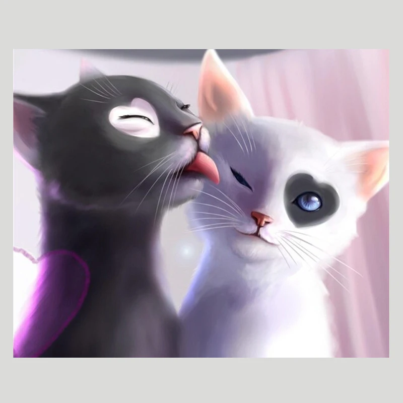 Craft 5D Diamond Painting Resin Mosaic Diamond Mosaic Kit Whole Picture Crystle Needlework Kits For Embroidery Cross Couple Cats
Craft 5D Diamond Painting Resin Mosaic Diamond Mosaic Kit Whole Picture Crystle Needlework Kits For Embroidery Cross Couple Cats