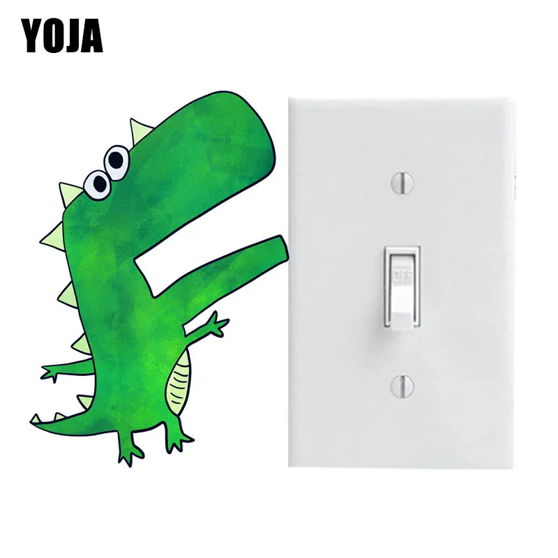 YOJA Small Green Dinosaur With Big Mouth Switch Sticker PVC Cartoon Design Room Decor Wall Decal 8SS0897
YOJA Small Green Dinosaur With Big Mouth Switch Sticker PVC Cartoon Design Room Decor Wall Decal 8SS0897