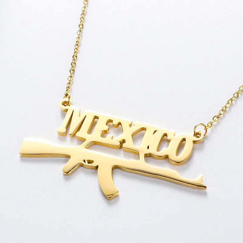 Hot PUBG FPS Game Player Unknown's Battle Grounds Personalized Customizable Name Necklace Weapon Eat Chicken Game Tonight MEXICO
Hot PUBG FPS Game Player Unknown's Battle Grounds Personalized Customizable Name Necklace Weapon Eat Chicken Game Tonight MEXICO