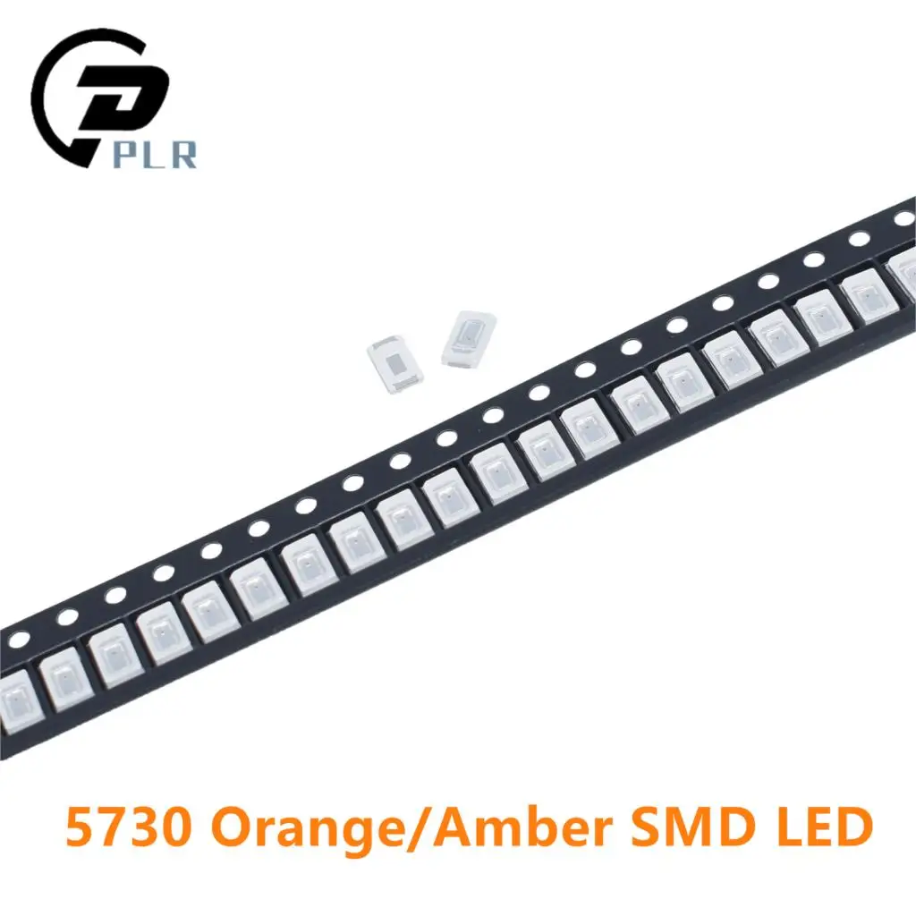 500 шт. LED 5630 5730 SMD чип оранжевый 0 2 Вт поверхностное крепление SMT супер яркий
