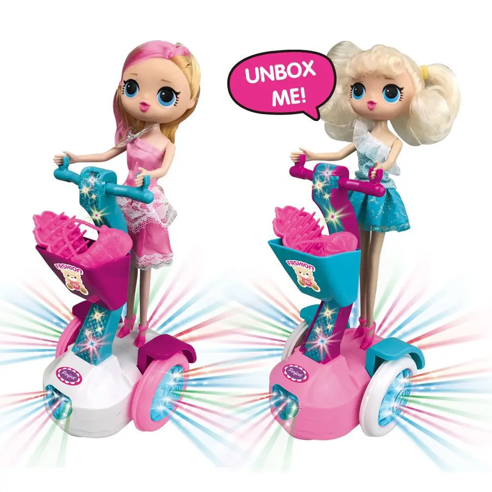 Surprise doll L.O.LA electric Princess Doll balance car children's gift box set 
Surprise doll L.O.LA electric Princess Doll balance car children's gift box set