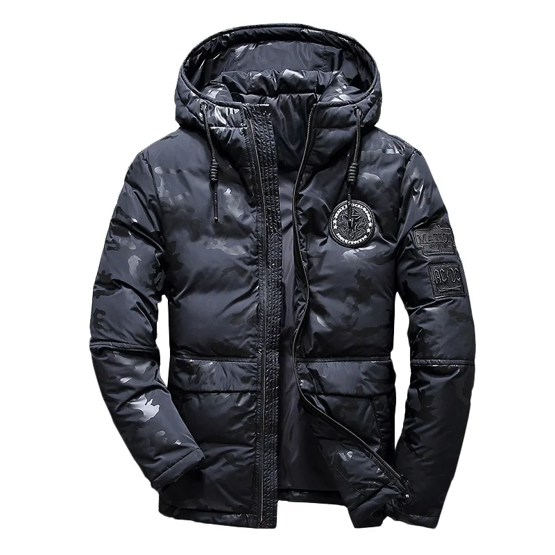 2018 Men Winter Feather Jacket men's Hooded camouflage parka jackets white mens thick jacket ultralight down jacket male donsjas
2018 Men Winter Feather Jacket men's Hooded camouflage parka jackets white mens thick jacket ultralight down jacket male donsjas