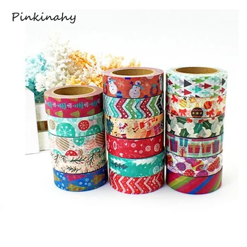 10 PCS/LOT Merry Christmas Colorful Balloon Gift Snowflake Elk Deer Tree Snowman Xmas Washi Tape DIY Scrapbooking Masking Tapes
10 PCS/LOT Merry Christmas Colorful Balloon Gift Snowflake Elk Deer Tree Snowman Xmas Washi Tape DIY Scrapbooking Masking Tapes