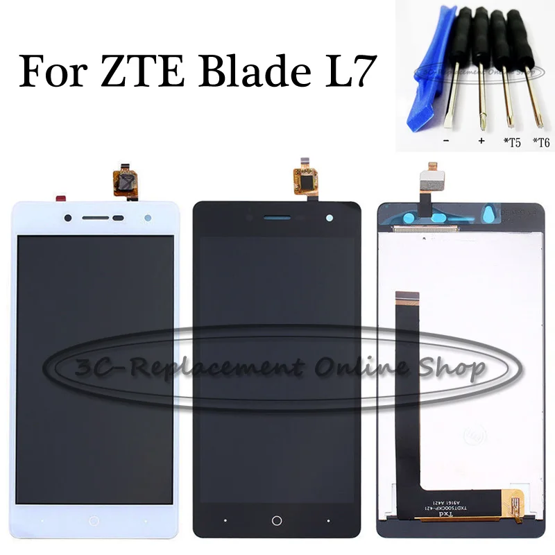 100% протестированная задняя/белая 5 0 дюймовая Новинка для ZTE Blade L7 Global 3G ЖК-дисплей +