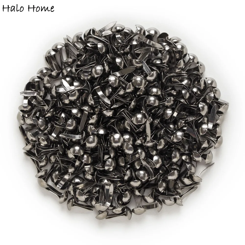 500 Pcs Gunmetal Pastel Round Brads Scrapbooking Embellishment Handmade DIY Home Decor Tools Paper decoration 9x5mm(3/8"x1/4")
500 Pcs Gunmetal Pastel Round Brads Scrapbooking Embellishment Handmade DIY Home Decor Tools Paper decoration 9x5mm(3/8"x1/4")