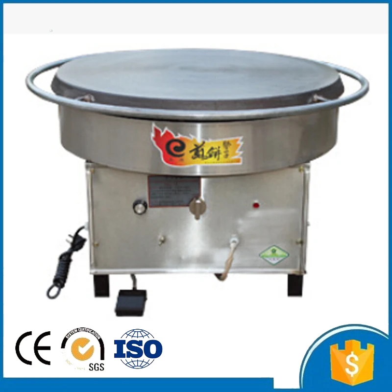 Round thin 600mm pancake machine for sale shipping by air