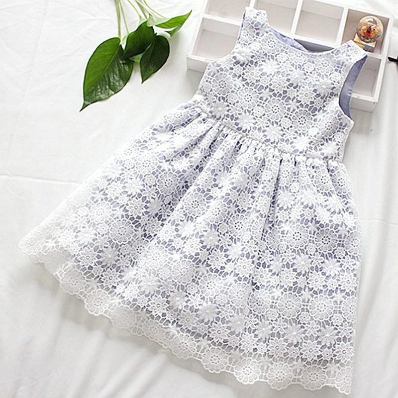 Girls Dresses 2019 Summer New Children's Wear Girls Fashion Sweet Openwork Lace Flowers Sleeveless Zipper Vest Dress
Girls Dresses 2019 Summer New Children's Wear Girls Fashion Sweet Openwork Lace Flowers Sleeveless Zipper Vest Dress
