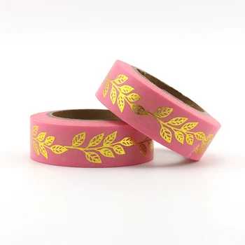 1pcs Beautiful Gold Leaves on pink Foil Washi Tape washi tape DIY planner scrapbooking masking tape 10m
1pcs Beautiful Gold Leaves on pink Foil Washi Tape washi tape DIY planner scrapbooking masking tape 10m