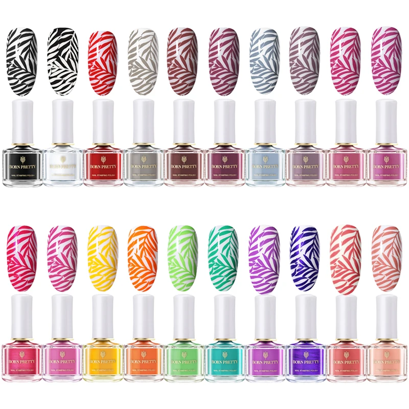 BORN PRETTY 1 Bottle Stamping Polish 6ml Nail Polish Nail Art Stamp Plate Printing Polish Nail Art Varnish 71 Colors Available
BORN PRETTY 1 Bottle Stamping Polish 6ml Nail Polish Nail Art Stamp Plate Printing Polish Nail Art Varnish 71 Colors Available