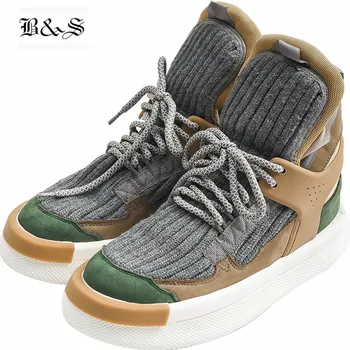 new Black& Street winter new genuine leather women's shoes thick knit wool booties casual women's boots
new Black& Street winter new genuine leather women's shoes thick knit wool booties casual women's boots