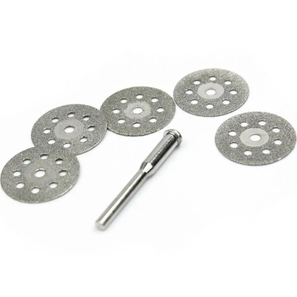 5pcs 22mm Diamond Ceramic Glass Cutting Discs Wheel Rotary Dremel Tools with Mandrel
5pcs 22mm Diamond Ceramic Glass Cutting Discs Wheel Rotary Dremel Tools with Mandrel