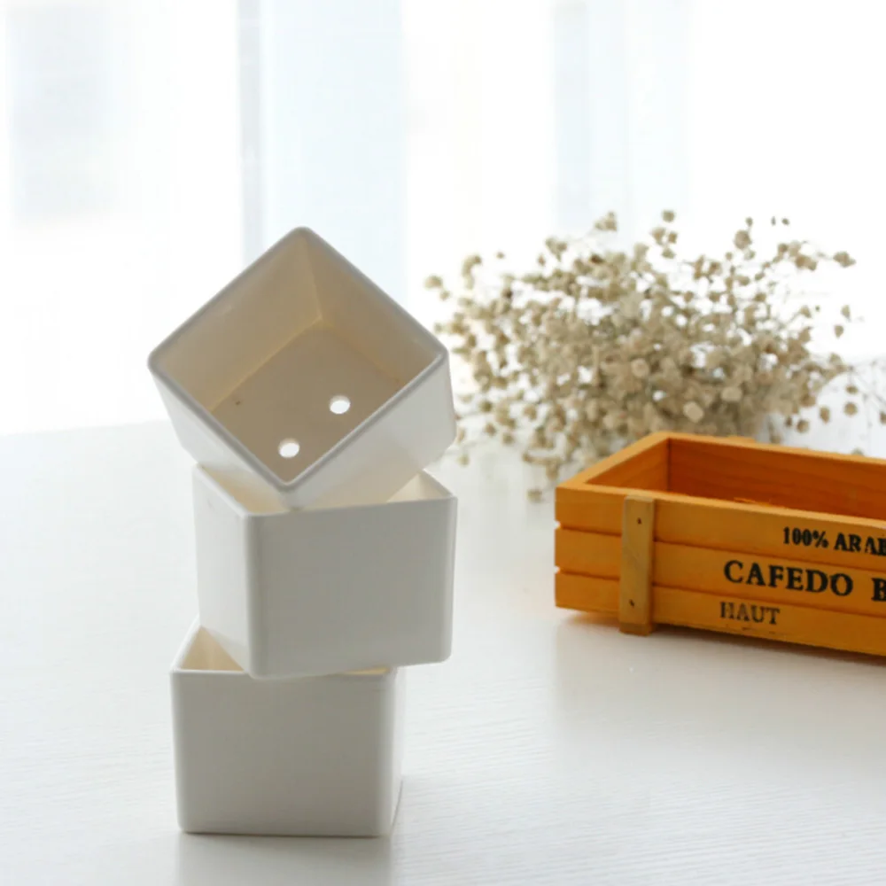 Succulent Plant Fleshy Flower Decorative Square Pot Box Container Garden Planter flower pot plastic small green plant Drop ship
Succulent Plant Fleshy Flower Decorative Square Pot Box Container Garden Planter flower pot plastic small green plant Drop ship