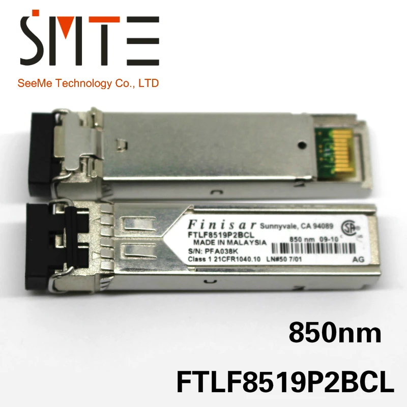 Оригинальный гигабитный мультимодовый оптический модуль Finisar SFP 2,125G 850NM FTLF8519P2BCL
Оригинальный гигабитный мультимодовый оптический модуль Finisar SFP 2,125G 850NM FTLF8519P2BCL