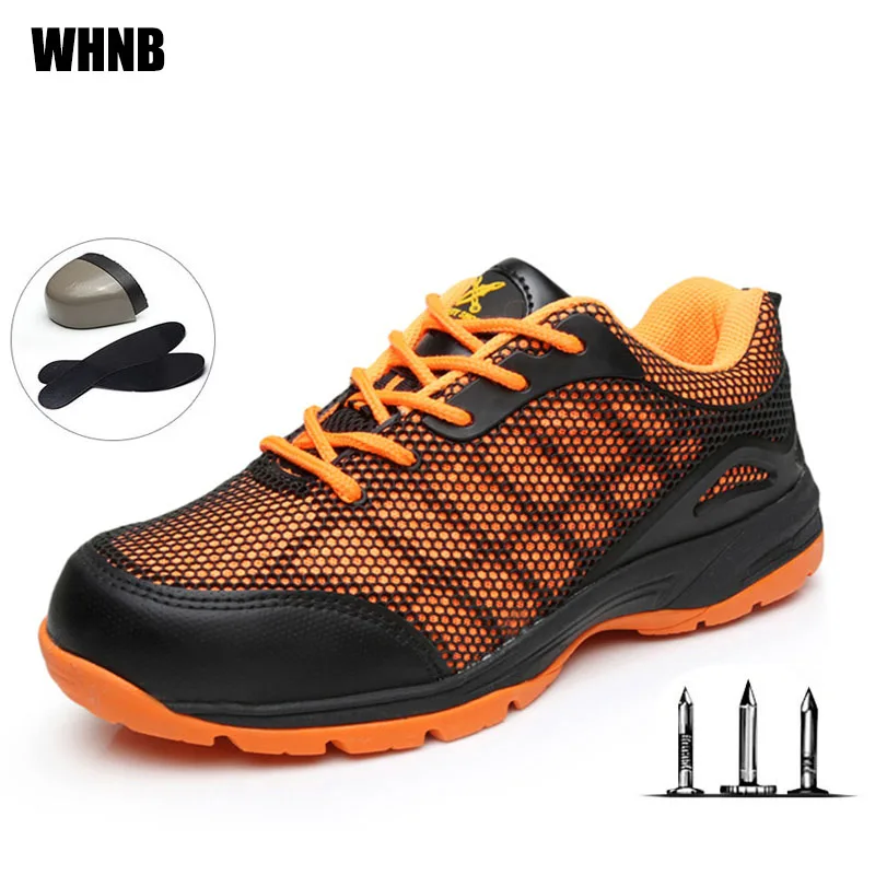 New Men Safety Shoes Fashion Breathable Anti-collision Stab-resistant Women Sports Shoes Acid-resistant Steel Toe Men Work Shoes
New Men Safety Shoes Fashion Breathable Anti-collision Stab-resistant Women Sports Shoes Acid-resistant Steel Toe Men Work Shoes