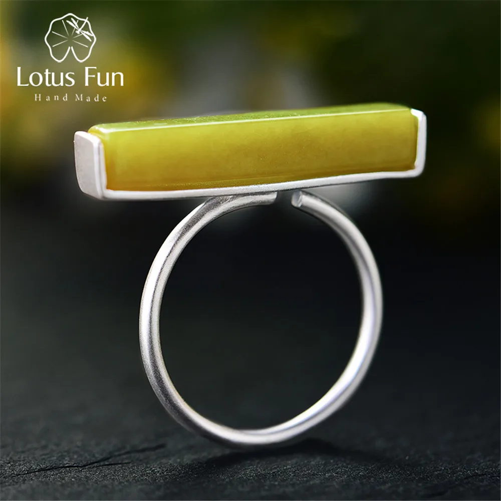Lotus Fun Real 925 Sterling Silver Natural Olivine Stone Handmade Fine Jewelry Adjustable Ring Minimalism Rings for Women Bijoux
Lotus Fun Real 925 Sterling Silver Natural Olivine Stone Handmade Fine Jewelry Adjustable Ring Minimalism Rings for Women Bijoux