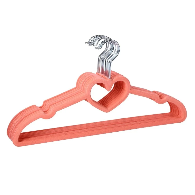 Sorplus Velvet Flocked Hanger/Clothes Hanger with Sweat-Heart, Light Pink (50 pieces/ Lot)
Sorplus Velvet Flocked Hanger/Clothes Hanger with Sweat-Heart, Light Pink (50 pieces/ Lot)