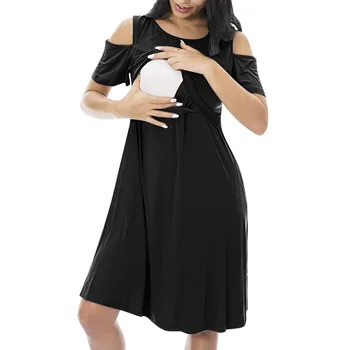 Summer New Fashion Women Pregnant Maternity Nursing Breastfeeding Straples Short Sleeve Solid Dress Wholesale Free Ship Z4
Summer New Fashion Women Pregnant Maternity Nursing Breastfeeding Straples Short Sleeve Solid Dress Wholesale Free Ship Z4