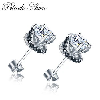 Black Awn 2020 New Cute 925 Sterling Silver Jewelry Stud Earring Trendy Engagement Earrings for Women T029
Black Awn 2020 New Cute 925 Sterling Silver Jewelry Stud Earring Trendy Engagement Earrings for Women T029