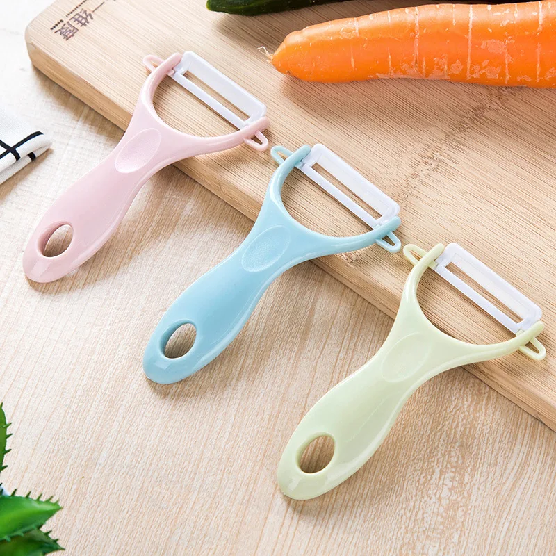 Ceramic Peeler Ceramic Fruit Paring Knife Kitchen Multi-function Planer Household Apple Scraping Knife Potato Peeler
Ceramic Peeler Ceramic Fruit Paring Knife Kitchen Multi-function Planer Household Apple Scraping Knife Potato Peeler