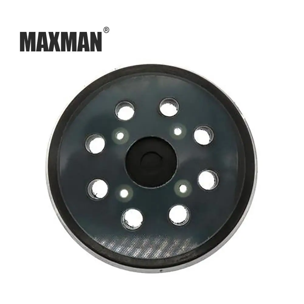 MAXMAN 5 Inch 8 Hole 4 Nail Black Electric Sanding Disc Velcro Self-adhesive Disc Sandpaper Metal Polishing Tool
MAXMAN 5 Inch 8 Hole 4 Nail Black Electric Sanding Disc Velcro Self-adhesive Disc Sandpaper Metal Polishing Tool
