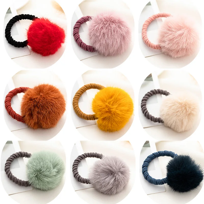 New Winter Giris Cute Colorful Hair Ball Thich Elastic Hair Band Lovely Headwear Hairpins Headbands Rubber Band Hair Accessories
New Winter Giris Cute Colorful Hair Ball Thich Elastic Hair Band Lovely Headwear Hairpins Headbands Rubber Band Hair Accessories