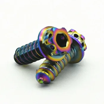 Tapping Screw Die for Motorcycle M5 M6 x15 mm Ti Bolt Flange/Truss Head Titanium Bolts Multicolor Titanium Screw Ti Fastener
Tapping Screw Die for Motorcycle M5 M6 x15 mm Ti Bolt Flange/Truss Head Titanium Bolts Multicolor Titanium Screw Ti Fastener