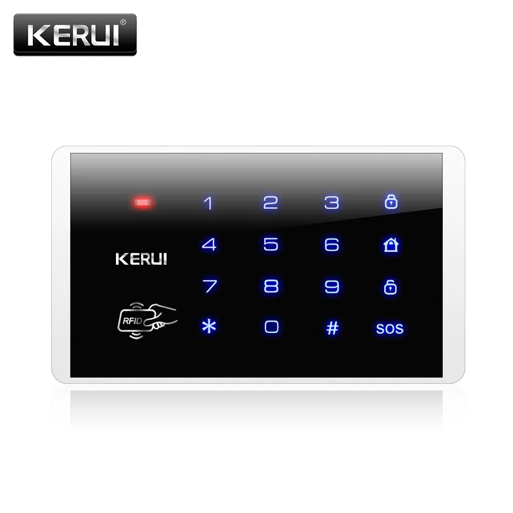 KERUI K16 433 МГц Беспроводная RFID сенсорная клавиатура для G18 W18 W20 K52 PSTN GSM WIFI домашняя