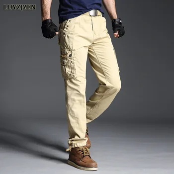 LUYZJZEN Military Style Cargo Pants Casual Cotton Work Trousers Big Size Multi Pocket Solid New Arrival Mens Long Trousers 51
LUYZJZEN Military Style Cargo Pants Casual Cotton Work Trousers Big Size Multi Pocket Solid New Arrival Mens Long Trousers 51