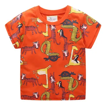 Jumping meters Boys T shirts Animals Printed Summer Cotton Baby Tees fashion kids cartoon Tops for children boys girls t shirts
Jumping meters Boys T shirts Animals Printed Summer Cotton Baby Tees fashion kids cartoon Tops for children boys girls t shirts