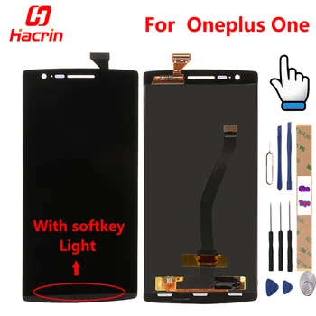 For Oneplus One screen With softkey illumination light LCD Display + Touch Screen 100% new Assembly Replacement
For Oneplus One screen With softkey illumination light LCD Display + Touch Screen 100% new Assembly Replacement