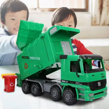 Children Sanitation Truck Garbage Truck Toy Boy Simulation Inertia Engineering Cleaning Car Model Suitable For Age Of 3-5
Children Sanitation Truck Garbage Truck Toy Boy Simulation Inertia Engineering Cleaning Car Model Suitable For Age Of 3-5