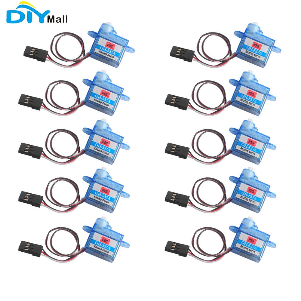 10pcs/lot Micro 3.7g Analog Servo for RC Airplane Helicopter Drone Boat Car Arduino
10pcs/lot Micro 3.7g Analog Servo for RC Airplane Helicopter Drone Boat Car Arduino
