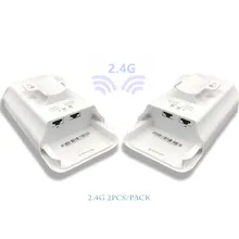 2 pieces 1-3 km 300 Mbit open router CPE 2.4G wireless access point router Wi-Fi bridge extension center router with 24 V POE 2 pieces 1-3 km 300 Mbit open router CPE 2.4G wireless access point router Wi-Fi bridge extension center router with 24 V POE