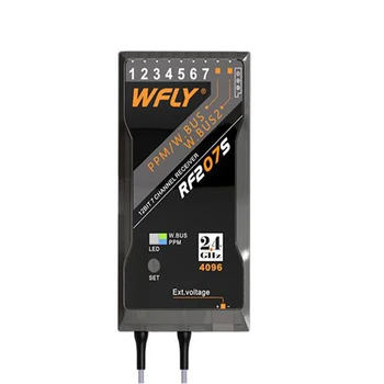 1PC 2.4G 7 Channel WBUS SBUS Two-way Receiver RF207S Receiving Set 4096 Resolution Voltage 3.7V-8.4V Receivers for RC Model
1PC 2.4G 7 Channel WBUS SBUS Two-way Receiver RF207S Receiving Set 4096 Resolution Voltage 3.7V-8.4V Receivers for RC Model