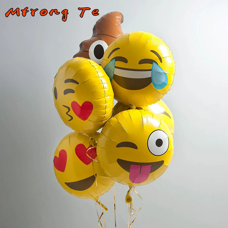 5pcs/lot Emoji Smile Poo Poop Face Helium Air Balloons Birthday Party Decoration Shits Stool Foil Balloon Supplies Kids Toys
5pcs/lot Emoji Smile Poo Poop Face Helium Air Balloons Birthday Party Decoration Shits Stool Foil Balloon Supplies Kids Toys