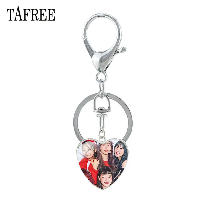 TAFREE 2019 Heart Shape 25mm Glass Gfriend Charms Keychain Korean Singers Photo Glass Dome Key Bag Pendant DIY Fans Gift GF74
TAFREE 2019 Heart Shape 25mm Glass Gfriend Charms Keychain Korean Singers Photo Glass Dome Key Bag Pendant DIY Fans Gift GF74