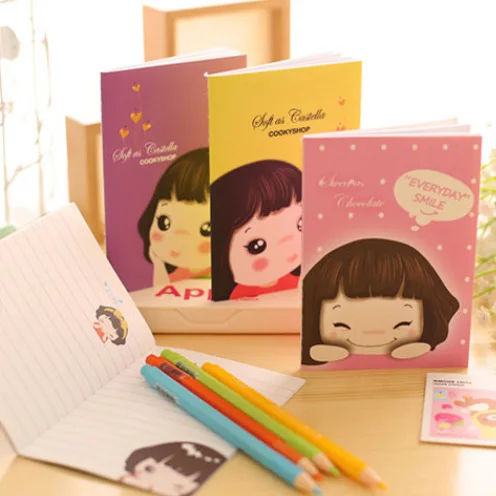Fashion Mini Cute Cookie Girl Diary Book Notebook Notepad Memo School Stationary Office Supplies (Random Color)
Fashion Mini Cute Cookie Girl Diary Book Notebook Notepad Memo School Stationary Office Supplies (Random Color)