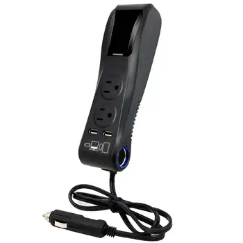 200W Multifunction Dual USB Car-charger Adapter Auto Cigarette Lighter Socket Power Inverter Dual AC Outlet US Plug Built-in Fan
200W Multifunction Dual USB Car-charger Adapter Auto Cigarette Lighter Socket Power Inverter Dual AC Outlet US Plug Built-in Fan