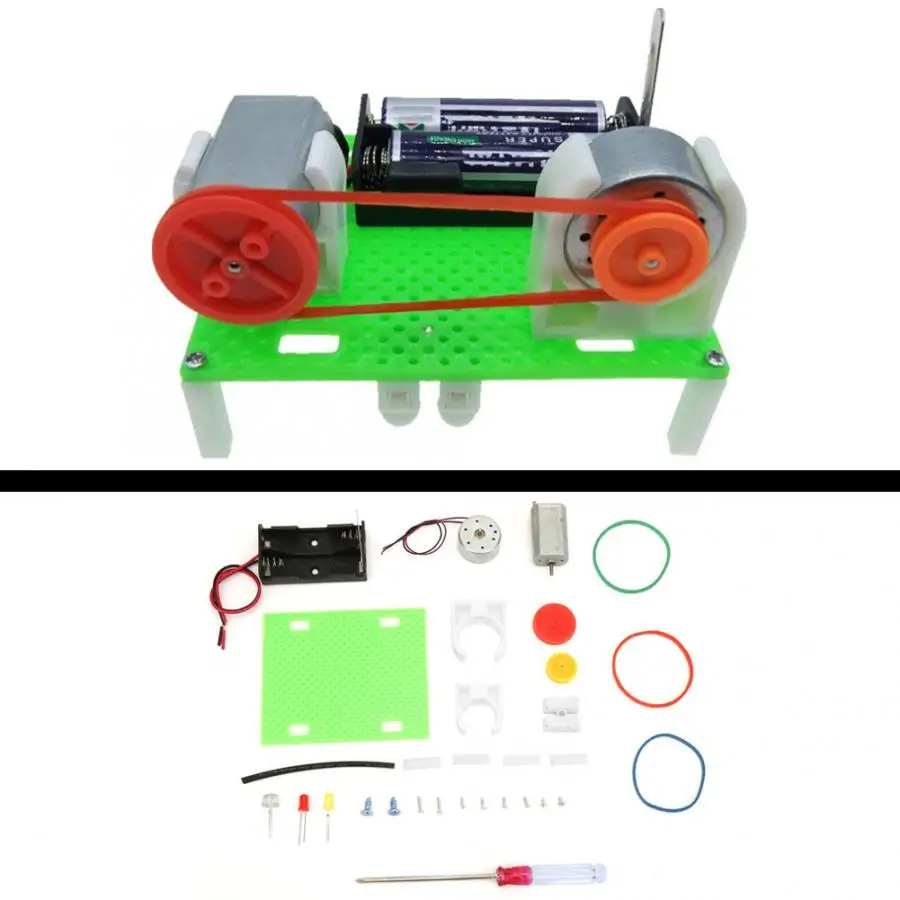 DIY Mini Generator Electric Transmission Wheel Motor Generator Energy For Kids Physical Experiment Learning Gift
DIY Mini Generator Electric Transmission Wheel Motor Generator Energy For Kids Physical Experiment Learning Gift