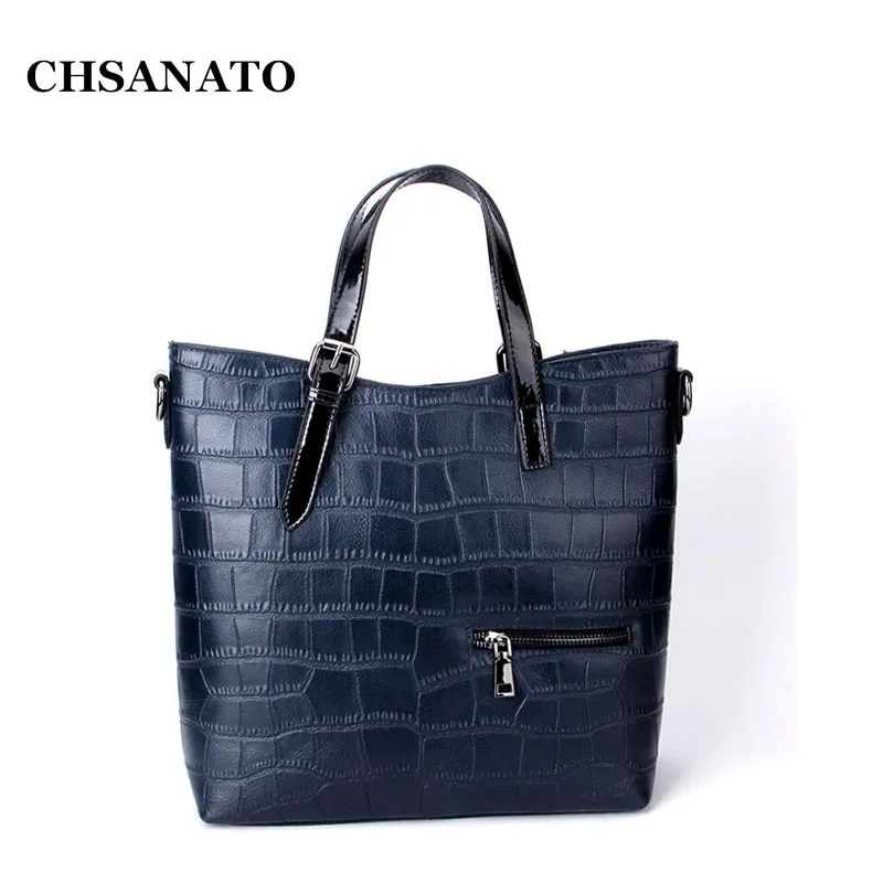 CHSANATO Brand Fashion Casual Women Shoulder Bags Crocodile Handbag Cow Leather Female Big Tote Bag Ladies Hand Bags Sac
CHSANATO Brand Fashion Casual Women Shoulder Bags Crocodile Handbag Cow Leather Female Big Tote Bag Ladies Hand Bags Sac