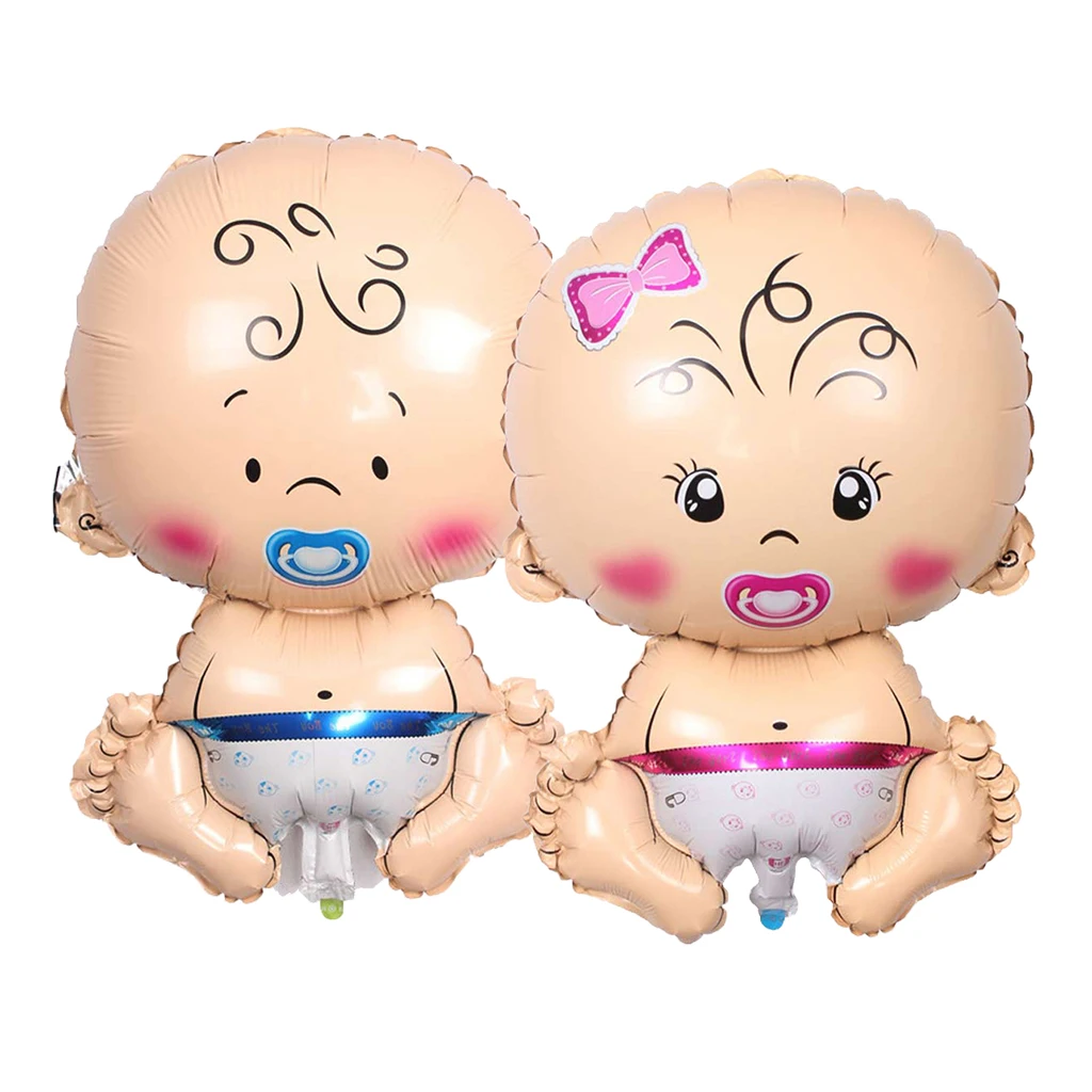 Pieces of 2 Baby Pacifier Doll Foil Balloon Baby Shower Boys Girls Birthday Party Decor Kids Toy Pieces of 2 Baby Pacifier Doll Foil Balloon Baby Shower Boys Girls Birthday Party Decor Kids Toy