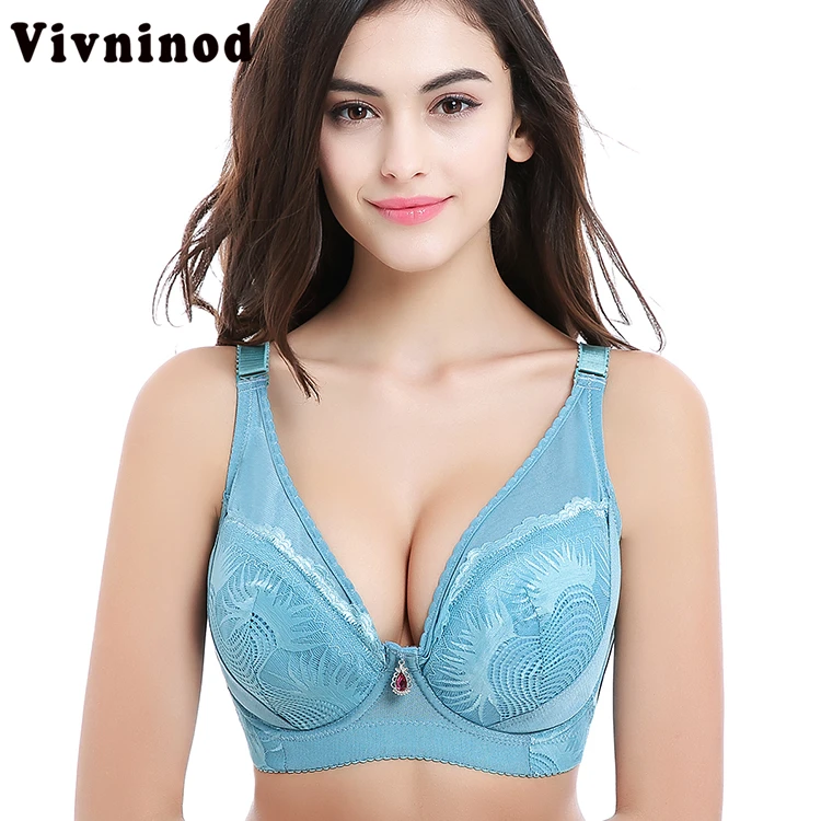 Bras Large Tolerance Lace Bra Super Big Plus Size 40/90 42/95 44/100 46/105  48/110 E F G Cup Cotton For Women From 43,35 €