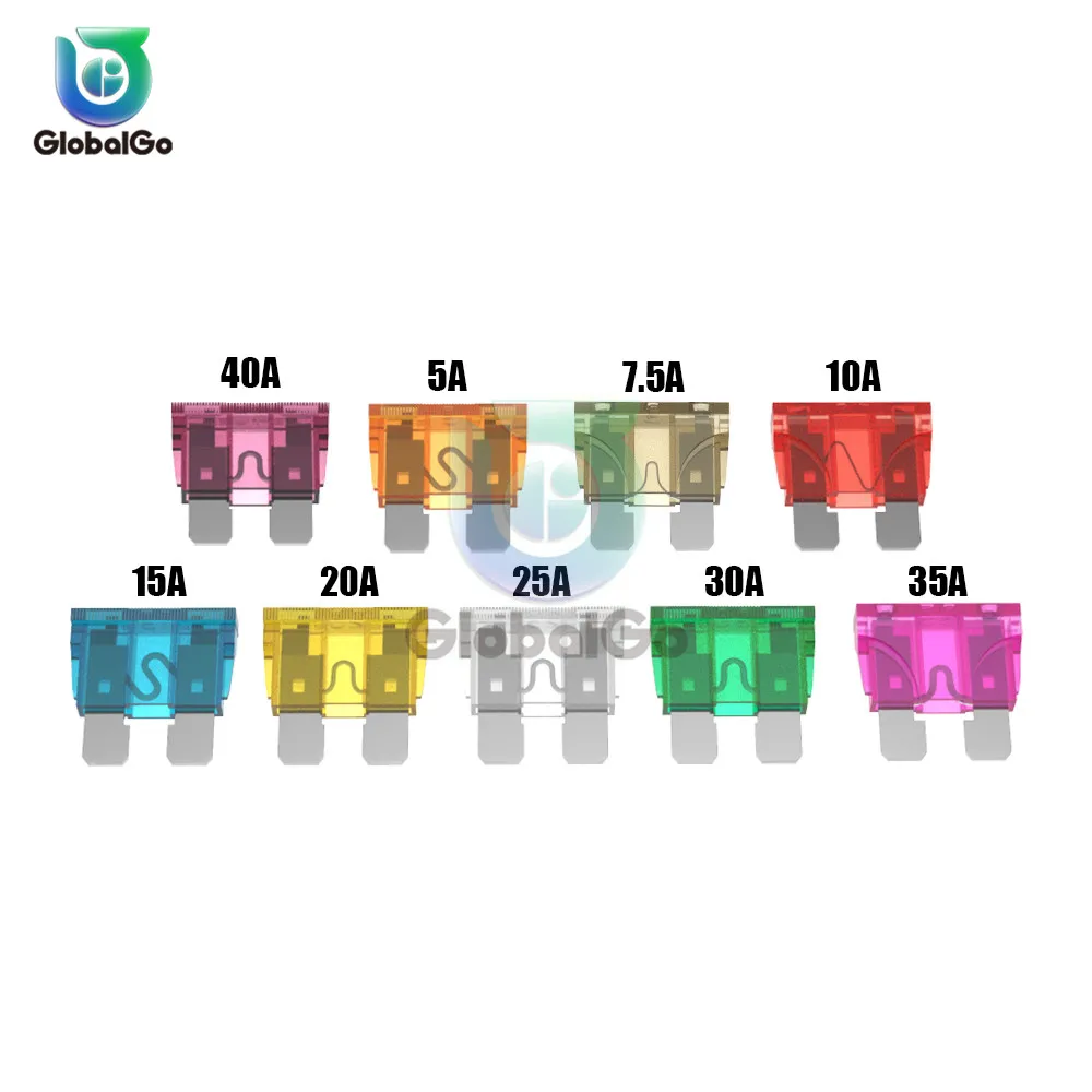 20pcs/Lot Auto Car Truck Motorcycle Blade Fuse 5A 7.5A 10A 15A 20A 25A 30A 35A 40A For SUV Car Fuse
20pcs/Lot Auto Car Truck Motorcycle Blade Fuse 5A 7.5A 10A 15A 20A 25A 30A 35A 40A For SUV Car Fuse