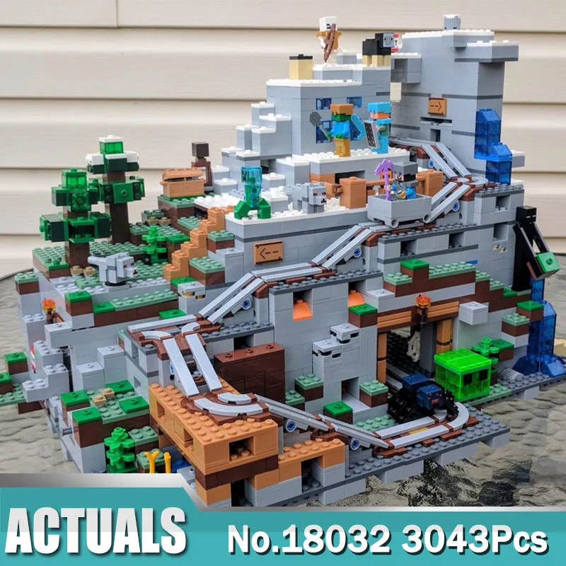18032 18008 My World Toddlers Iron Golem Kids Toy Mountain Cave Building Blocks Brick Compatible with Lego 21137 Christmas
18032 18008 My World Toddlers Iron Golem Kids Toy Mountain Cave Building Blocks Brick Compatible with Lego 21137 Christmas