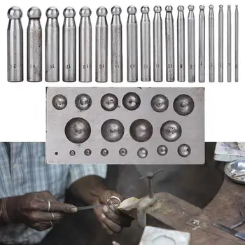 18PCS Practical Punch Round Forming Set Jewelry Making Tools Gold Silver Copper Jewelry Processing Tool Set For Jeweler Making
18PCS Practical Punch Round Forming Set Jewelry Making Tools Gold Silver Copper Jewelry Processing Tool Set For Jeweler Making