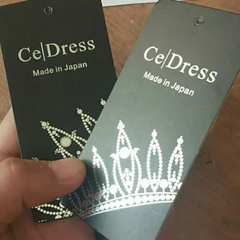 Custom Silver foil matte black coated paper tags Hang tag Grade A 400GSM material
Custom Silver foil matte black coated paper tags Hang tag Grade A 400GSM material