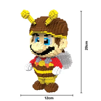 HC Big size Super Mario Small Blocks Bee Mario Micro blocks DIY Building Toys Anime Juguetes Auction Figure Kids Gifts XMAS 9010
HC Big size Super Mario Small Blocks Bee Mario Micro blocks DIY Building Toys Anime Juguetes Auction Figure Kids Gifts XMAS 9010